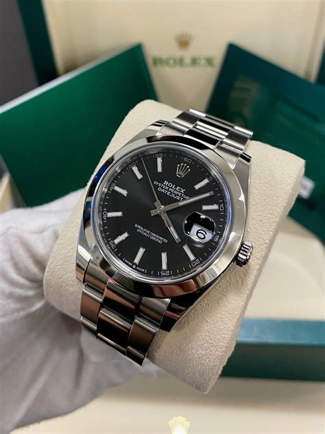 matte black rolex replica|rolex datejust 41 black dial.